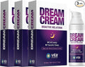 Vita Sciences Dream Cream Melatonin 3mg - The Best Natural Sleep Topical Sleep Cream and Fragrance-Free Lotion - Pack of 3