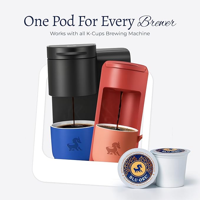 Blu Ore Premium Vietnamese Coffee Pods - Recyclable Single Serve K-Cup Compatible (24 Count) - 100% Arabica Coffee No Preservatives or Artificial Flavor (Medium Roast)