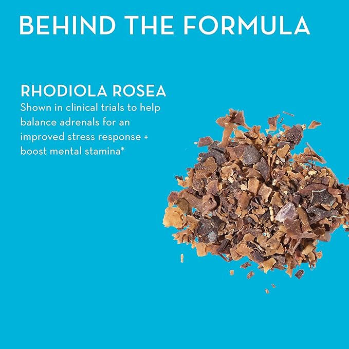 HUM Big Chill Rhodiola Rosea Supplement Adaptogenic Herbal Calm Supplement Support for Focus Calming and Adrenal Health Balance with 500mg Rhodiola Rosea Extract Gluten Free 30 Vegan Capsules