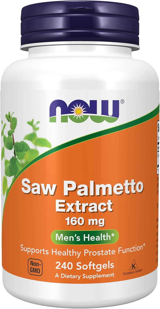 NOW Foods - Saw Palmetto Extract 160 mg. - 240 Softgels