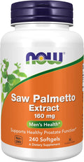 NOW Foods - Saw Palmetto Extract 160 mg. - 240 Softgels