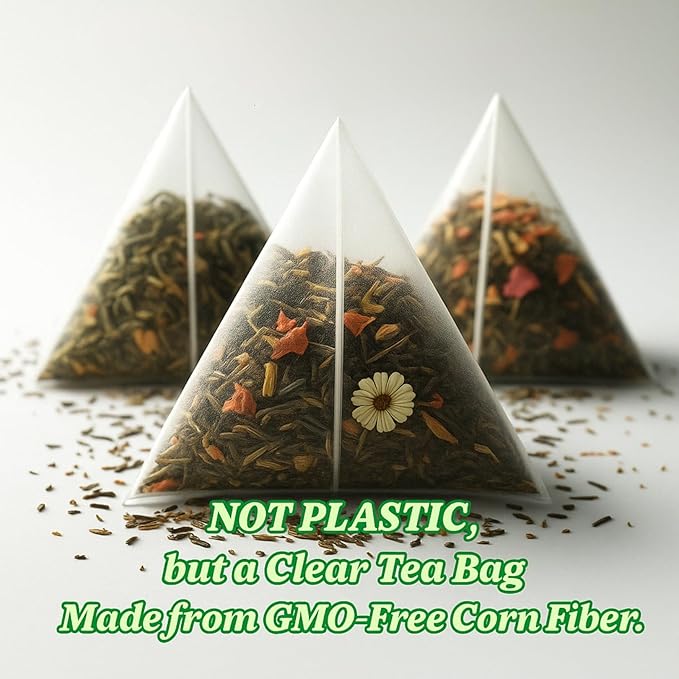 Tozzy Organic Unsmoked Yerba Mate Tea – 100 Count Plant-Based Pyramid Tea Bags