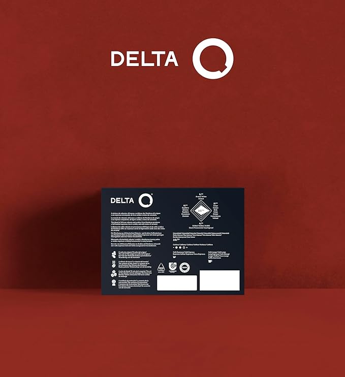 Delta Q Espresso Pods for Delta Q machines Qalidus - Intensity 10 Notes of Caramel XL Pack - 40 Capsules