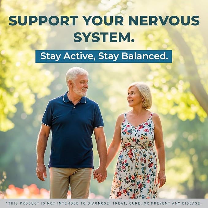 Nerve Restore - Advanced Formula Capsules Natural Premium Formula Daily NerveRestore Pills Support Comfort Nerve Restored Vitamins Health Wellness 60 Capsules for 1 Month