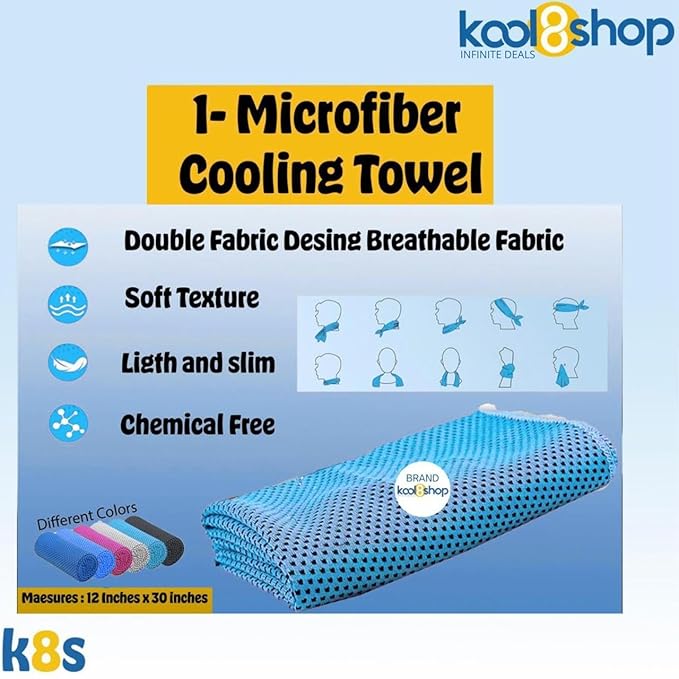 Electrolit Zero Strawberry Hydration Drink with Electrolytes 21 fl oz Plastic Bottle 10 Pack + 1 Microfiber Cooling Towel by KOOL8SHOP Infinite Deals