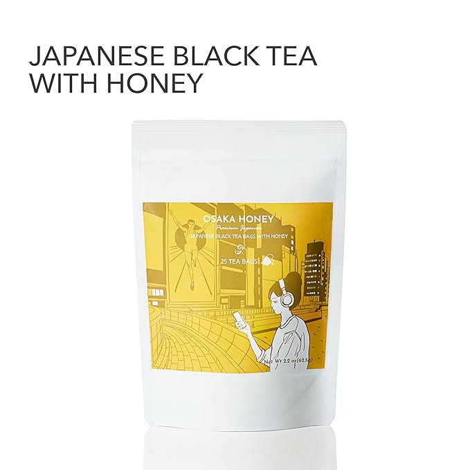 Osaka Honey - Japanese Black Tea with Honey (25 tea bags)