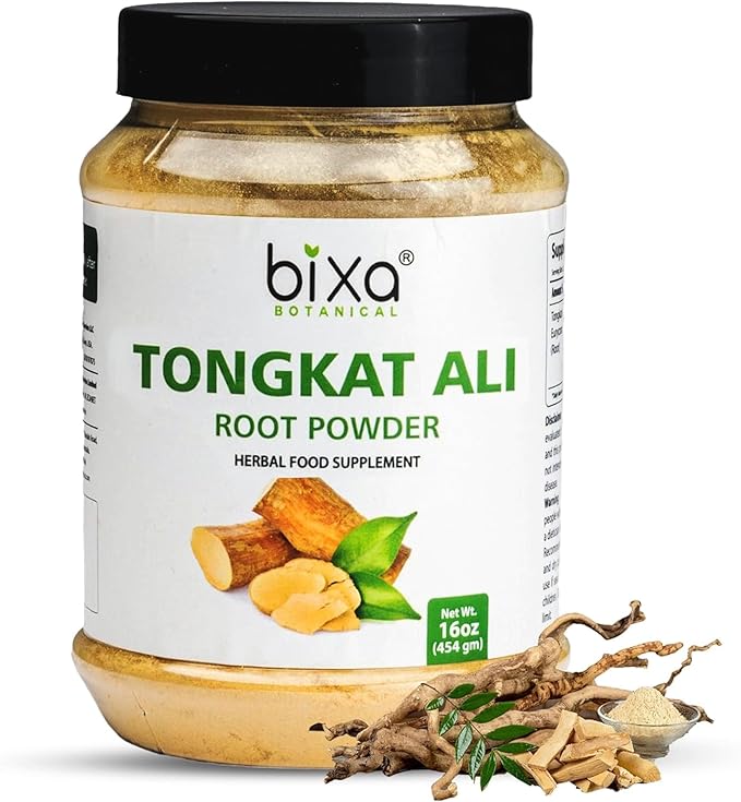 bixa BOTANICAL Tongkat Ali Root Powder – 1 lb (16 oz) | Tongkat Ali for Men &amp Women | Gluten-Free Non-GMO Steam Treated Vegan 100% Pure – Natural Health Support for Energy &amp Wellness