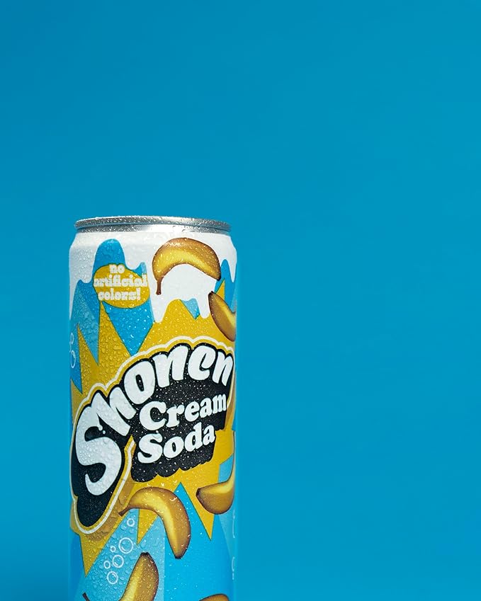 Shonen Soda - Banana Cream | 12 Fl Oz Can | 12-Pack