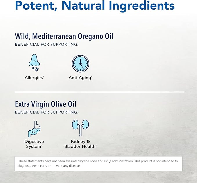 NORTH AMERICAN HERB &amp SPICE Oreganol P73 120 Softgels - Immune System Support - Unprocessed Vegan Friendly Wild Oregano - Mediterranean Source - Non-GMO - 120 Servings