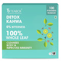 Teabox Detox Kahwa Green Tea Bags 100 pcs | For Natural Body Cleanse &amp Cold Relief | Made with 100% Indian Herbs &amp Spices
