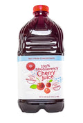 Cherry Bay Orchards Tart Cherry Juice (64 oz Bottle) - 100% Natural Cherry Juice Not From Concentrate Boosts Immunity Improves Sleep - No Added Sugar Gluten Free Non GMO