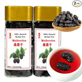Dried Black Mulberries 桑葚 桑葚干 Black Mulberry Tea Mulberries Tea 14.11oz 400g(200g*2) Herbal Tea Health Snack No Sugar No Addition
