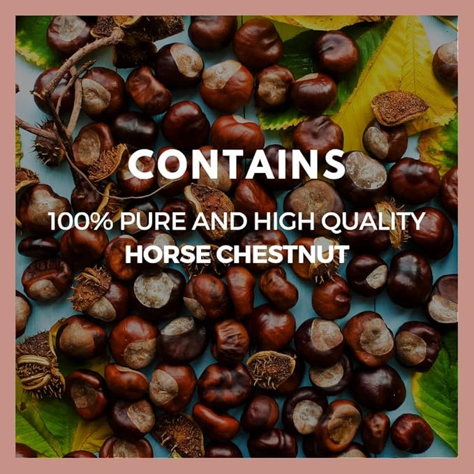 Remedy's nutrition Horse Chestnut Extract Aescin 20% - 1000mg 60 Vegan Capsules Herbal Dietary Supplement - 2 Month Supply