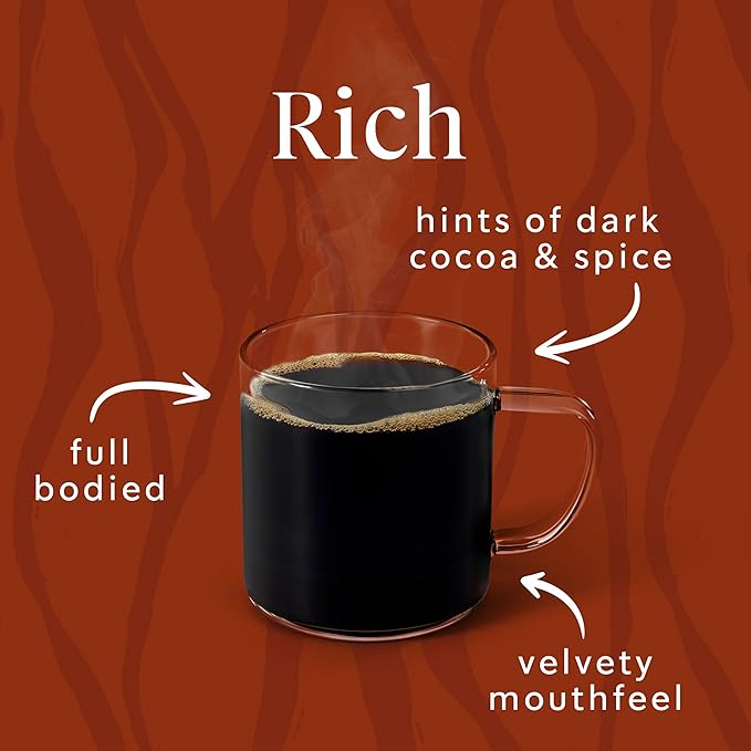 Starbucks Ground Coffee Dark Roast Hot or Iced Coffee Morning Joe Six 12 oz Bags