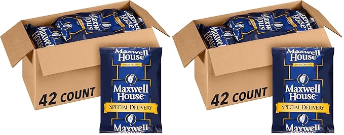 Maxwell House Special Delivery Medium Roast Ground Coffee (1.2 oz Bags)(Pack of 84)