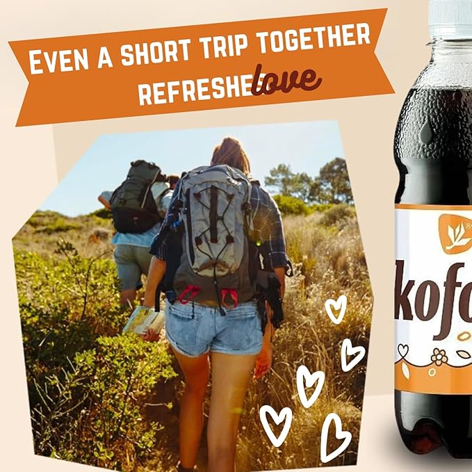 Kofola Original Authentic &amp Popular Bottled Soda Soft Drink Traditional Slovak Czech Food - 16.9 oz 12-Pack