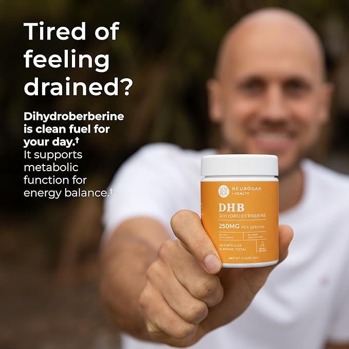 Neurogan Dihydroberberine Supplement Capsules - High-Potency 250mg Per Serving - Bioavailable Berberine Metabolite for Metabolic Function Heart Health &amp Nutrient Utilization - Made in USA
