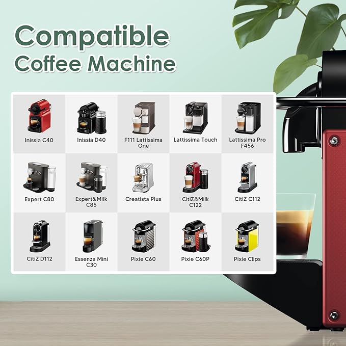 LIHONG Reusable Coffee Pods Stainless Steel Reusable Espresso Capsules Compatible with Nespresso Original Line (1 pack)
