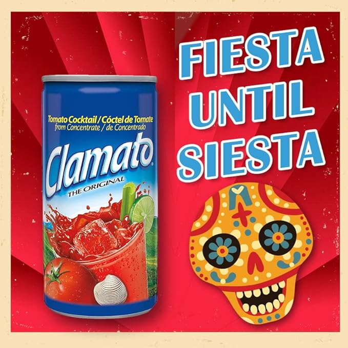 Clamato Original Tomato Cocktail 5.5 Fluid Ounce (Pack of 6)