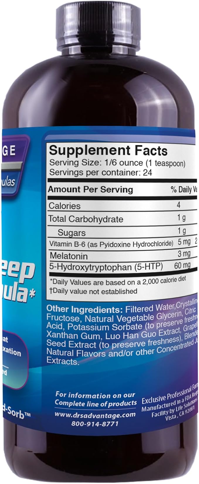 Liquid Natural Sleep Calming FML* 4 Fl Oz