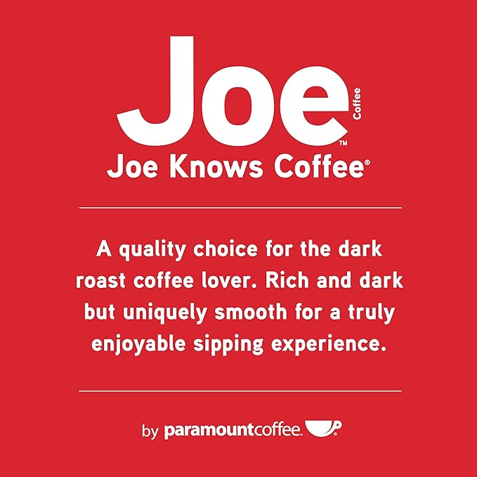 Joe Knows Coffee Tall Dark &amp Handsome – 50 Count Compostable Dark Roast Coffee Pods | Bold &amp Rich Flavor | Compatible With K-Cup Brewers | Eco-Friendly | Kosher | Gluten-Free