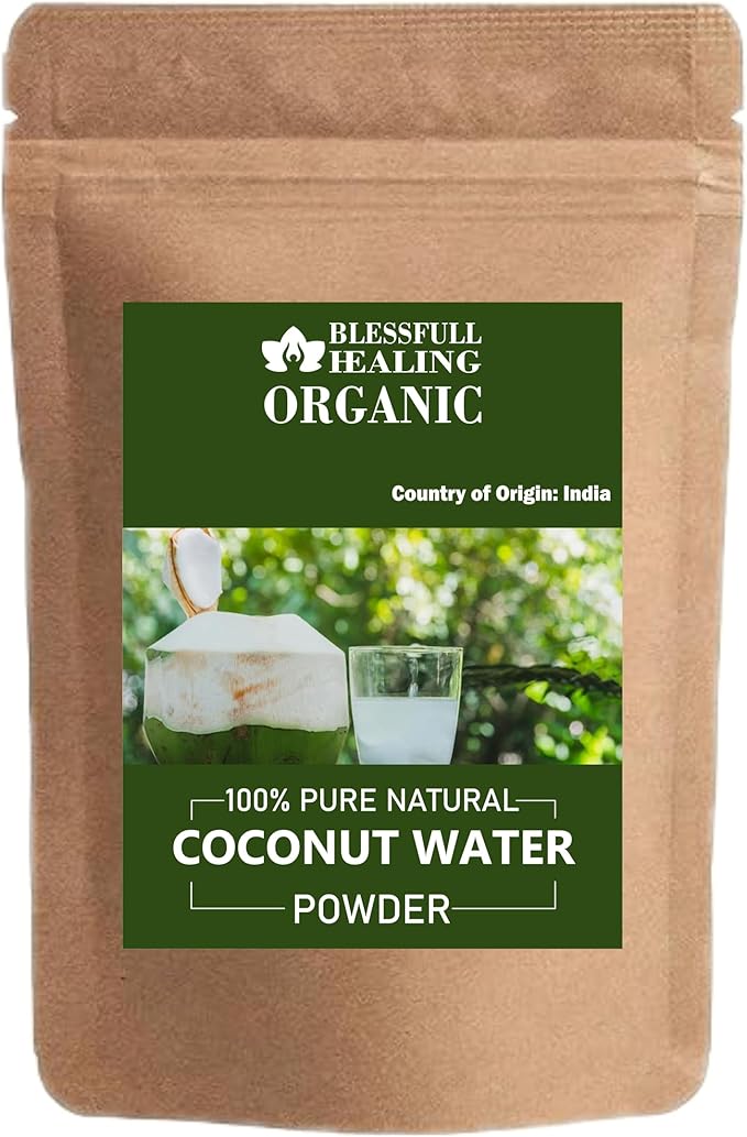 Blessfull Healing Organic Coconut Water Powder 100% Pure Natural 300 Gram / 10.58 oz