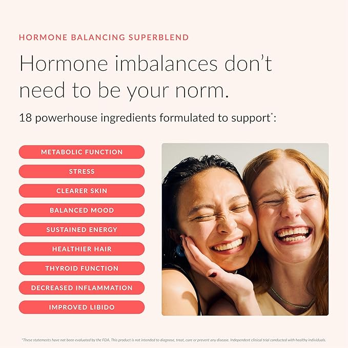 Beam Glow Hormone Balance Supplement for Women – Cortisol Supplement for Women PMS Relief Supplement Perimenopause &amp PCOS Support Womens Vitamins Thyroid Support with Ashwagandha &amp Seleniu