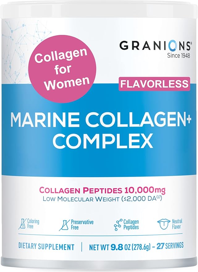 Marine Collagen Powder unflavored and Collagen Complex CoQ10 Enhanced Collagen Bundle