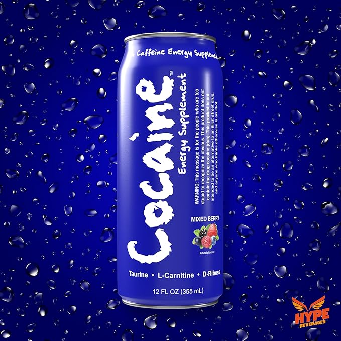 Hype Beverages Official Caffeinated Energy Drink - Healthy Energy Drinks with Taurine L-Carnitine Antioxidants Vitamins - 12 Oz Can - (Pack of 12 Mixed Berry) Preworkout Performance Caffeine Drin