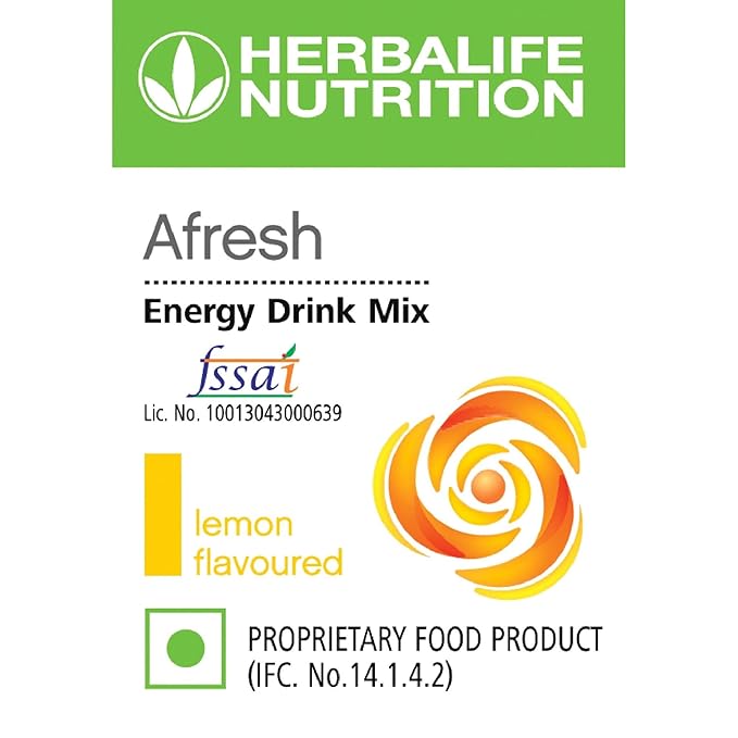 Herbalife Afresh Energy Drink Mix - 50 Gram (Lemon)