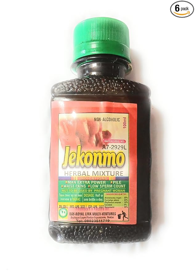 Jekonmo 100% Naturl Herbal Drink 6 bottle