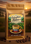 Colombian Kilos 1 Kilo Ground Coffee 100% Colombian Arabica Medium Roast 1000g