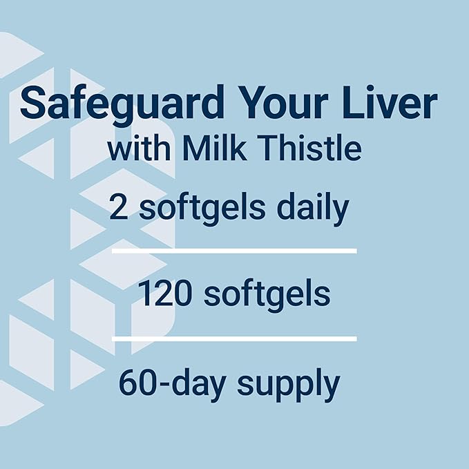 Life Extension Advanced Milk Thistle Liver Health Supplement Liver Detox Cell Division silymarin silybin bioavailable Gluten Free Non-GMO 120 softgels (Pack of 2)