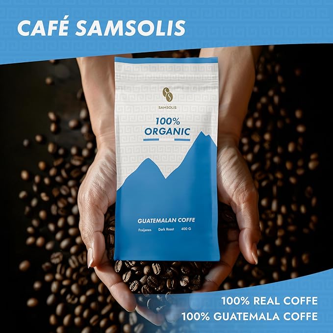 Ground coffee Ground coffee dark roast 100% Guatemalan Coffee Fraijanes ground coffee flavored Coffee in a 14oz bag