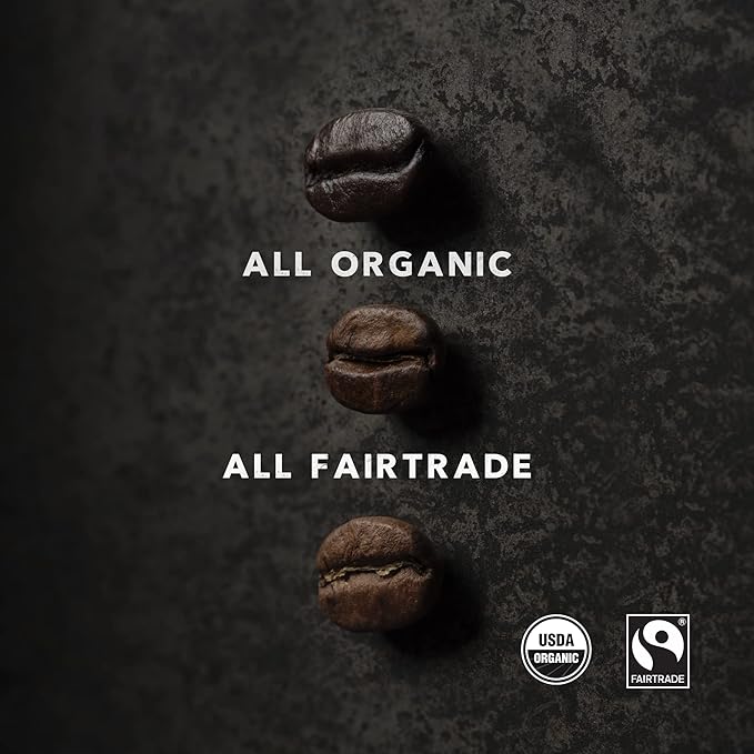 Kicking Horse Coffee Kick Ass Dark Roast Ground Certified Organic Fairtrade Kosher Black 284 g Pack of 6