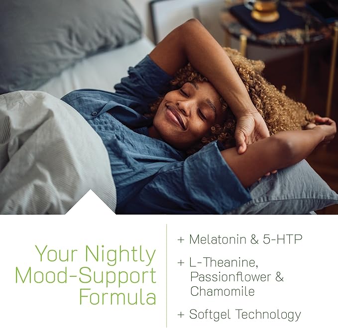 Irwin Naturals Melatonin Plus 5-HTP &amp Rhodiola – 54 Liquid Soft-Gels – Calm Relaxation &amp Sleep Support - 2 Pack