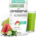 JYM Greens Super Food Powder for Performance Watermelon Cucumber Spirulina Mushrooms Vitamins BroccoPhane &amp Broccoli Men &amp Women 30 Servings