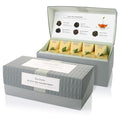 Tea Forte Premium Presentation Box Gift Set Sampler 20 Count Assorted Blends Individually Wrapped Handcrafted Pyramid Infuser Bags Black Tea