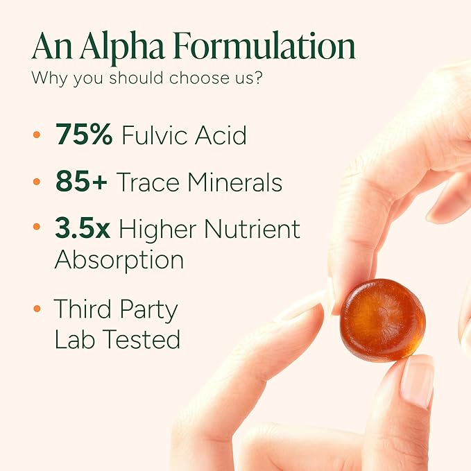 10-in-1 Alpha Shilajit Gummies | 4000 mg Pure Himalayan Shilajit with Tongkat Ali &amp Maca Root | for Men &amp Women | ShilAbsorb Bioavailability Tech | Sugar-Free Vegan | 60 Gummies