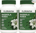 Rhodiola Rosea Capsules 500mg | Standardized for 3% Rosavins &amp 1% Salidroside | Supports Stress Relief Mental Focus &amp Natural Energy | Non-GMO Gluten-Free Supplement | 60 Capsules