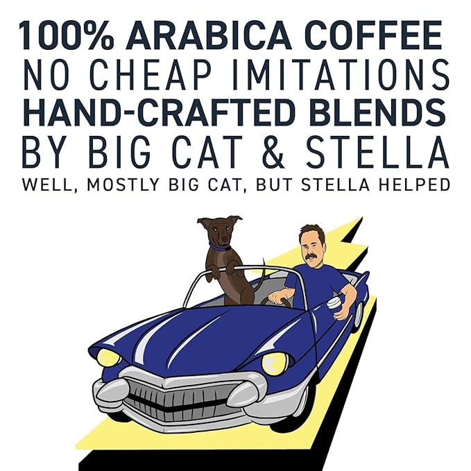 Stella Blue Coffee Pod Variety Pack Positive Vibes Light Roast And Electric Avenue Dark Roast 100% Arabica Coffee Vanilla Fruity And Chocolate Notes 24 Recyclable K Cup Pods Each Bundle
