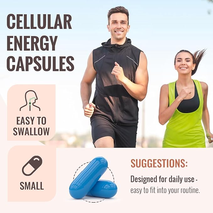 Resciency 2326 MG Mitochondrial Supplements with ATP Vitamins CoQ10 &amp PQQ More Effective Than Creatine HMB &amp Nitric Oxide Energy Endurance Strength Recovery &amp Muscle Organic 240 C