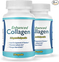 Hydrolyzed Collagen Capsules. 2-Bottle Set. 240 Capsules Total. Enriched with Vitamin C Biotin and Hyaluronic Acid. Supports Skin Joint and Bone Health. Colageno Hidrolizado capsulas