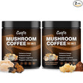 Catfit Instant Mushroom Coffee Powder 10-in-1 Adaptogen Blend with Lion's Mane Chaga &amp Cordyceps for Energy Focus Gut Health &amp Immune Support - 320g 100 Servings