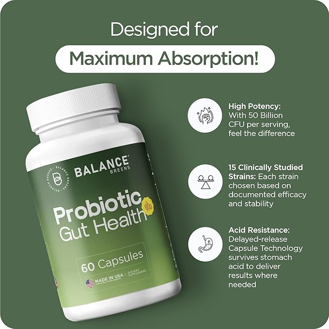 Balancebreens Melatonin + Probiotics Sleep &amp Gut Support Bundle