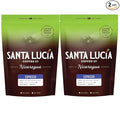 Santa Lucia Coffee Café Crema Espresso Roast Coffee - Specialty Volcanic Nicaraguan Espresso Roast - Farm-Direct Low-Acid - Dense Golden Crema - 91-Point Small-Batch - Ground - 16oz (Pack of 2)
