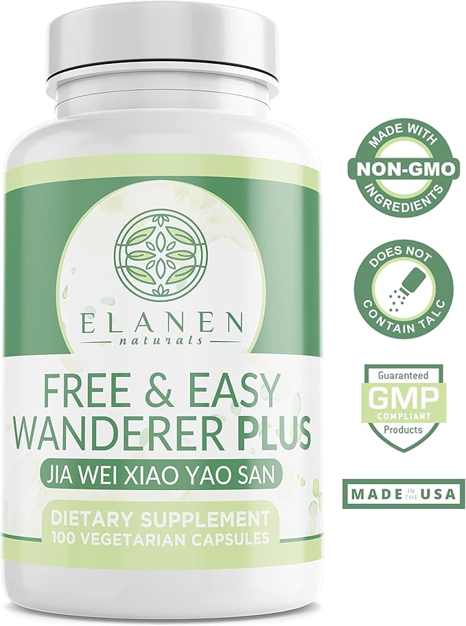 Elanen Naturals Jia Wei Xiao Yao San Free and Easy Wanderer Plus 100 Vegetable Capsules
