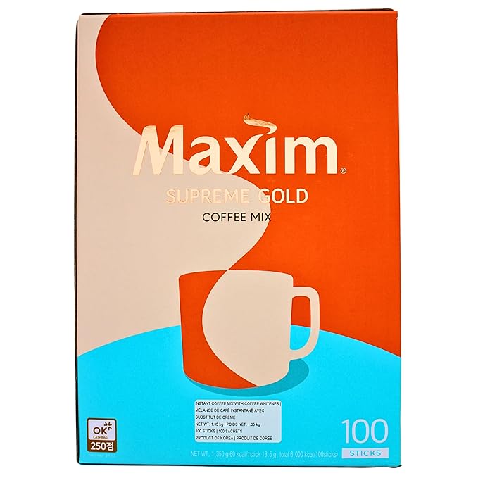 MAXIM SUPREME GOLD COFFEE - 100pks