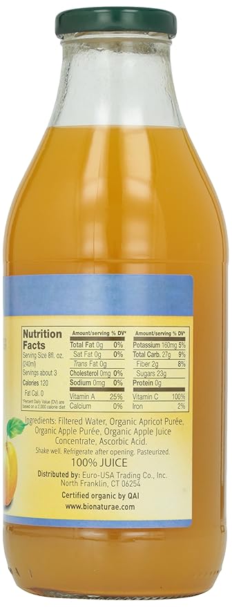 Bionaturae Organic Nectar Apricot 25.4 oz