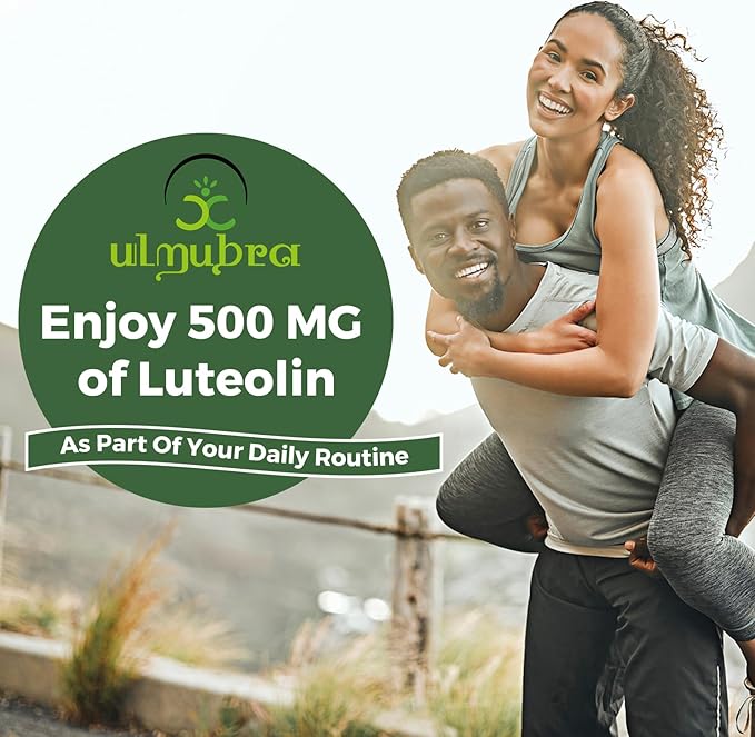 Liposomal Luteolin 500MG Maximum Absorption Potent Flavonoid 120 Softgels Luteolin Supplement Non-GMO Gluten Free